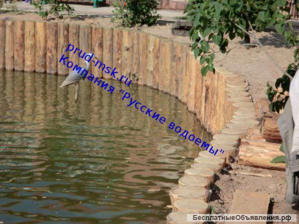 Работы берегоукепления