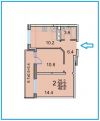 2-х ком. кв. 48,8 кв. м.
