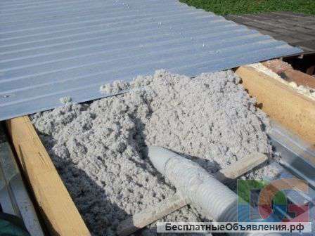 Бесшовное утепление Воронежской эковатой-экстра