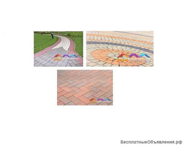 Тротуарная плитка для дачи цветная цена за м2