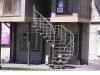 Металлические лестницы для дачных домиков