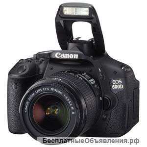 Фотоаппарат Canon EOS 600D KIT 18-55 IS