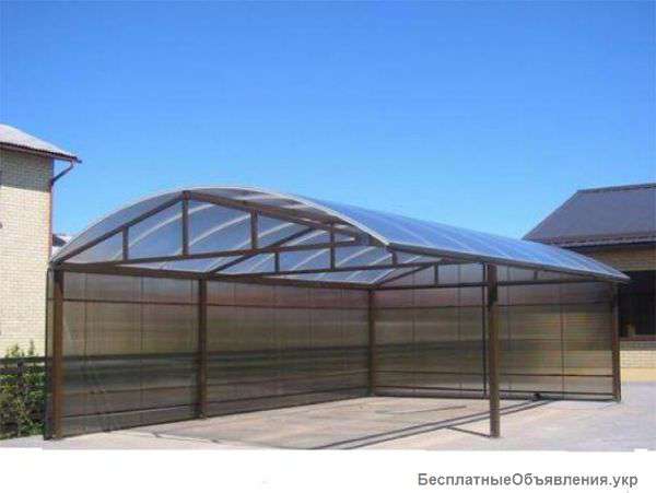 Навесы из черного металла, ковка