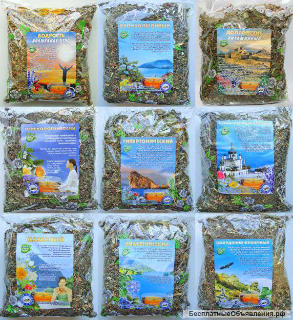 Крымские фиточаи