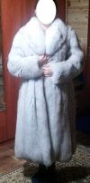 Новая песцовая шуба, утепленная