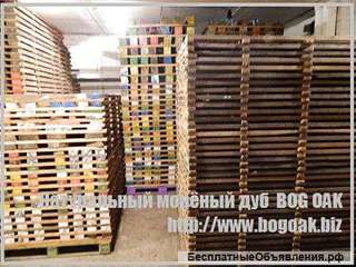 Шпон натурального морёного дуба. Bog Oak.