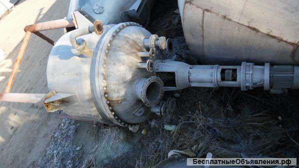 Реактор нержавеющий, объем 2 куб.м.