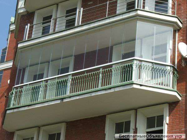 Балконы "под ключ" ( разварка ,отделка ,остекление)