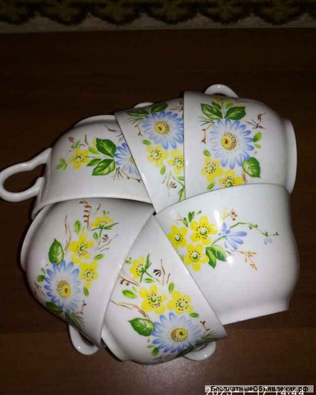 Новый чайный сервиз Россия 1980год Владивостокский фарфоровый завод