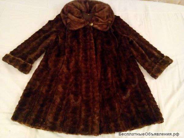 Шубу из лобиков норки