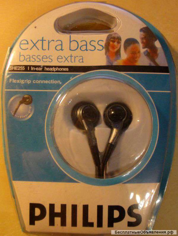 Новые наушники Philips SHE255 в розничной упаковке