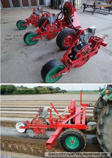 Сеялка для высева огурцов в пленку