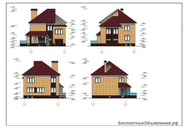 Чертежи, планировки, перепланировки домов, квартир