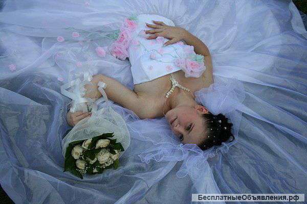 Свадебное платье размер 46-48 L