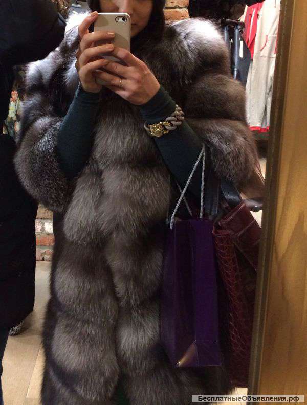 Шуба из песца