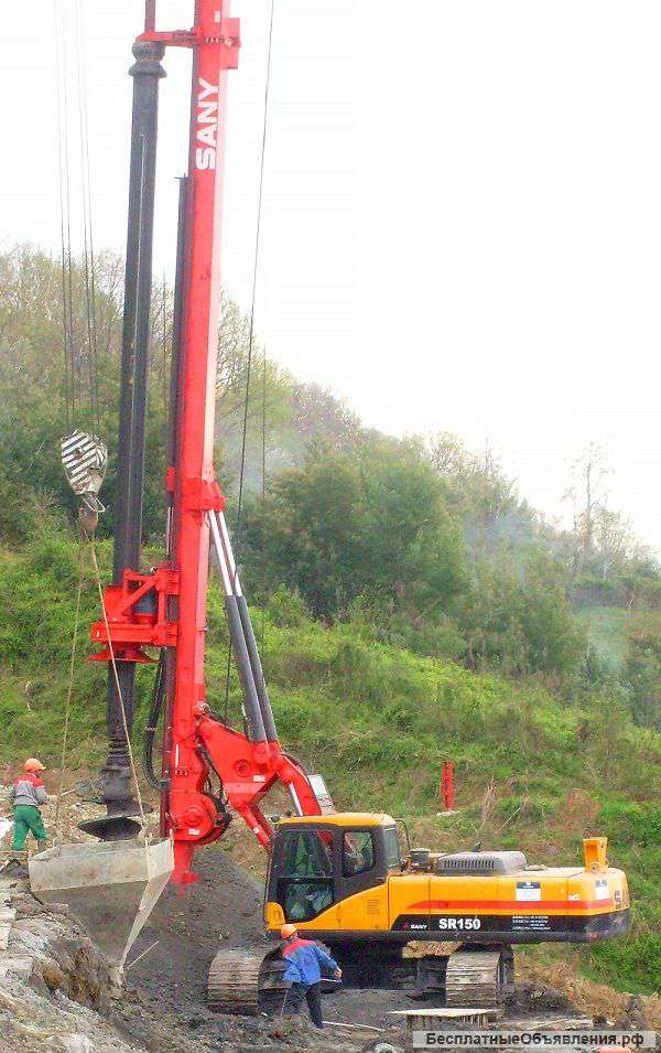 Буровая установка SANY SR150C, аналог BAUER BG15, Liebherr LB 16, Casagrande B170
