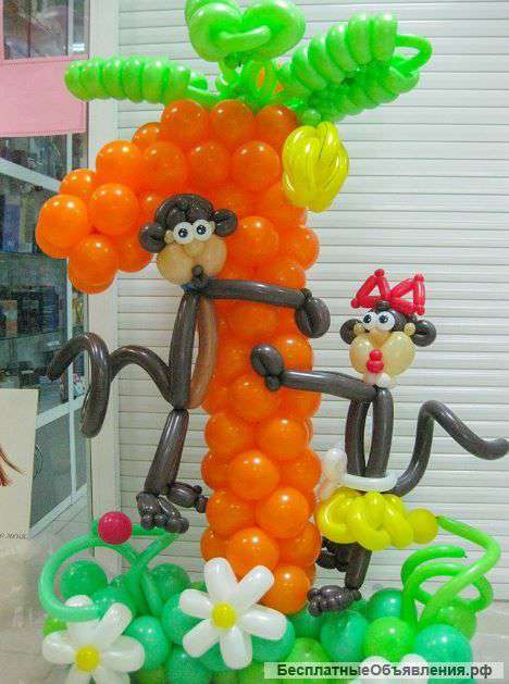 Воздушные шары, оформление шарами, доставка