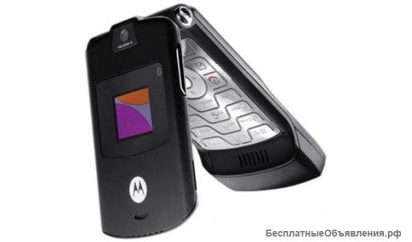Motorola Razr V3i цвета чёрный и серебро