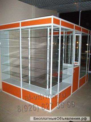 Островные и пристенные павильоны на заказ