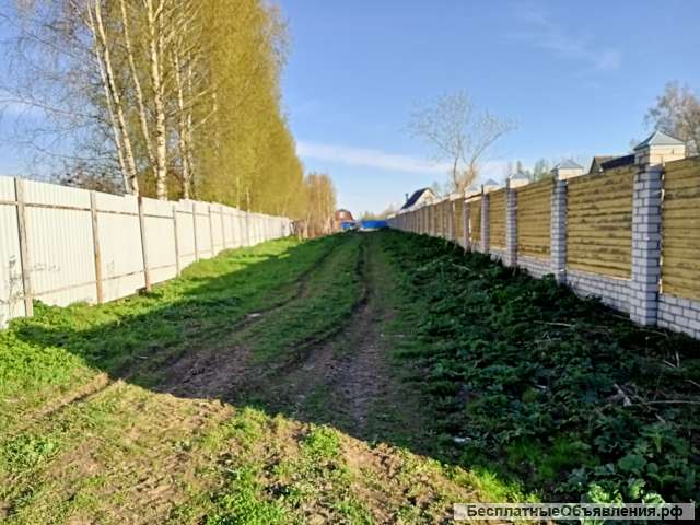 Участок 15 соток у реки