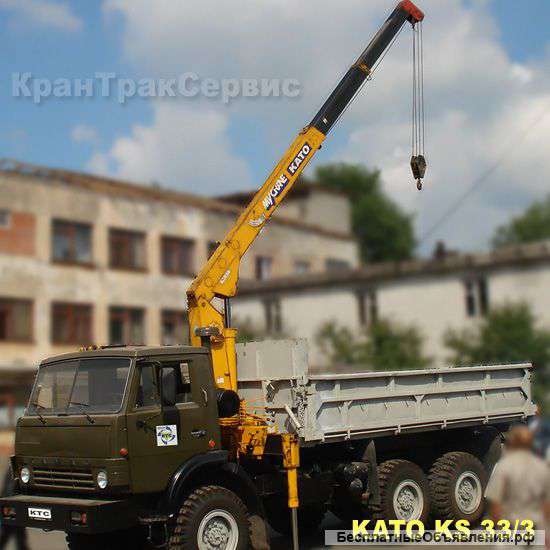 Монтаж КМУ (манипуляторы) на грузовые авто в Москве и области