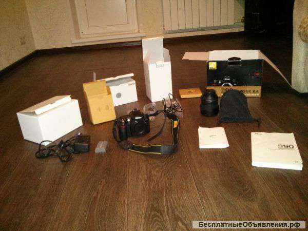 Nikon D90 18-105mm VR kit. Почти новый