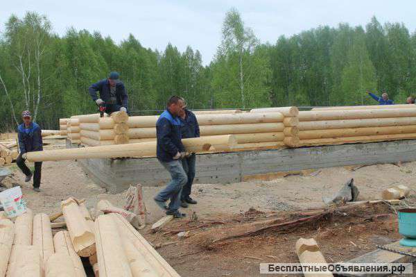 Строительство деревянных домов, дач и бань в Москве