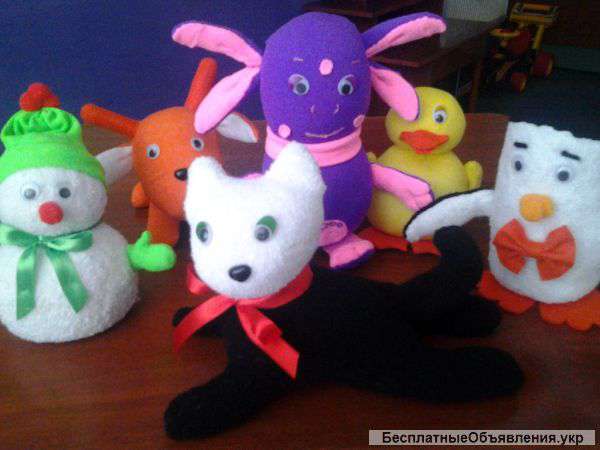 Мягкие игрушки ручной работы (недорого)