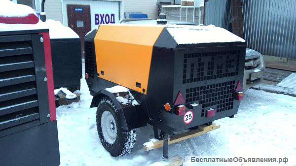 Дизельные компрессоры Atlas Copco, Remeza, ВВП для стройплощадок