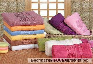 Махровые полотенца и халаты