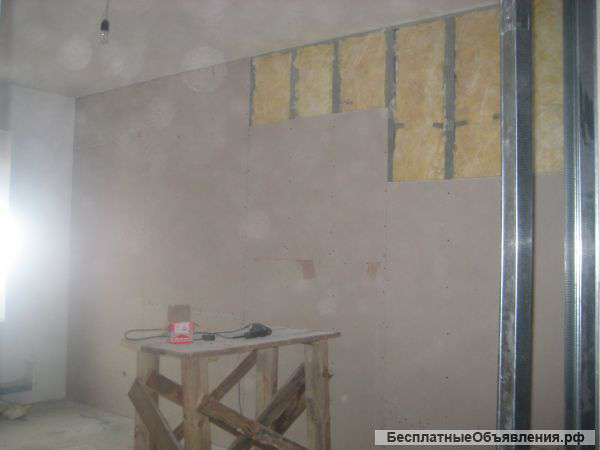 Обшиваем стены гипсокартоном