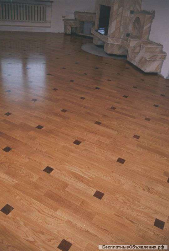 Шлифовка паркета плоскошлифовальной машиной