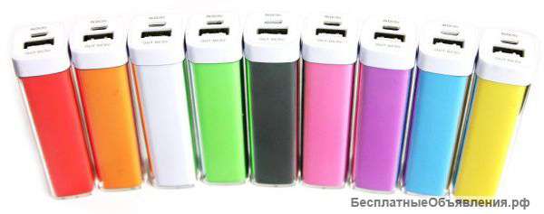 Внешний аккумулятор power bank 2600мА/ч