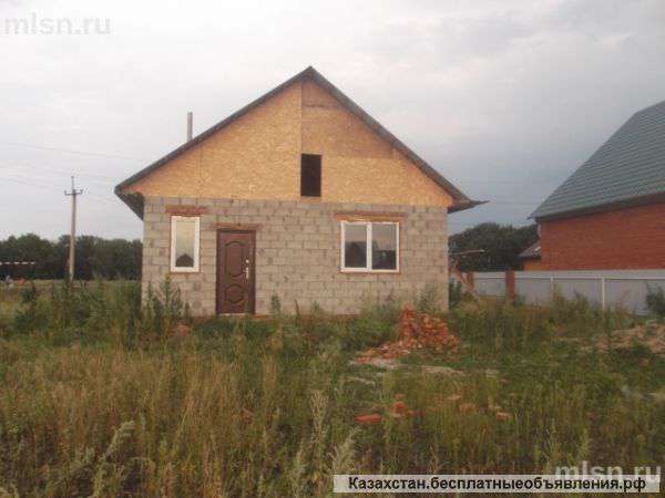 Недостр дом 55 м2, с. Усть -заостровка,30 км от Омска,участок 15 сот земли Цена 1360 т.р
