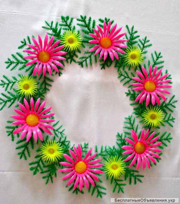 Венок малый круглый ромашка
