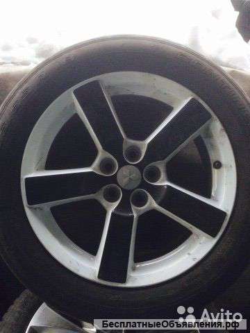Литые диски Outlander XL с зимней резиной Michelin