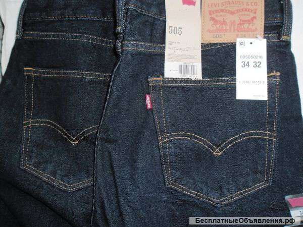 Прочные джинсы Levis 505 W34L32