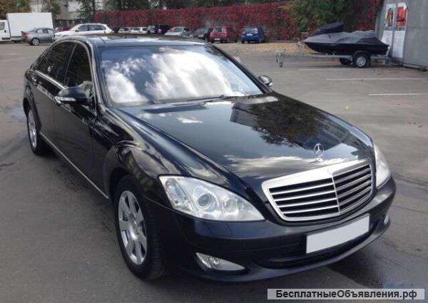 Аренда Mercedes w221 с водителем