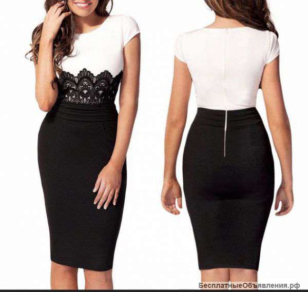 Платье женское с кружевом №1