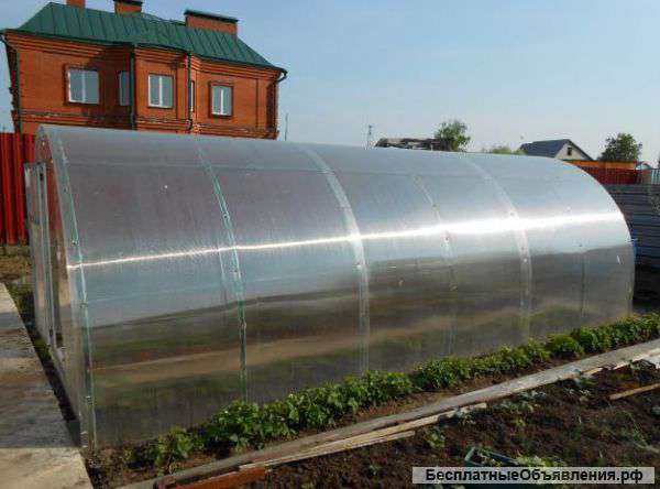 Теплица арочного типа из поликарбоната