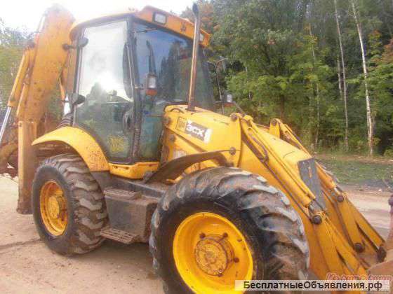 Аренда погрузчик экскаватор jcb