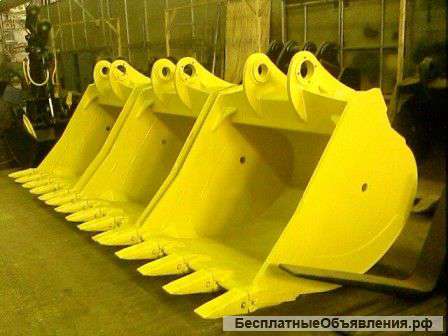 Ковши стандартные для экскаваторов из наличия со склада