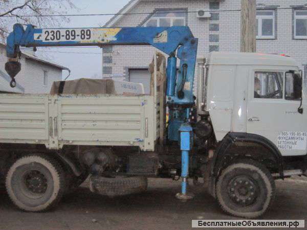 Услуги Камаза- манипулятора