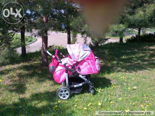 Б/у коляскF для двойннят Adbor DUO