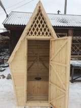 Туалет дачный из дерева - от изготовителя