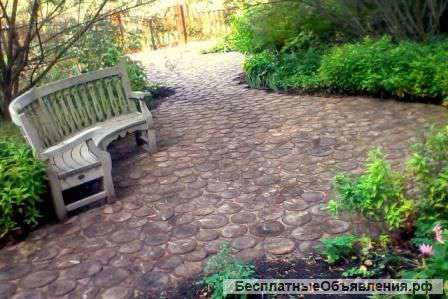 Садовые дорожки из дерева
