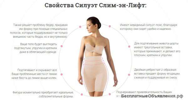 Утягивающие шорты Slim and Lift