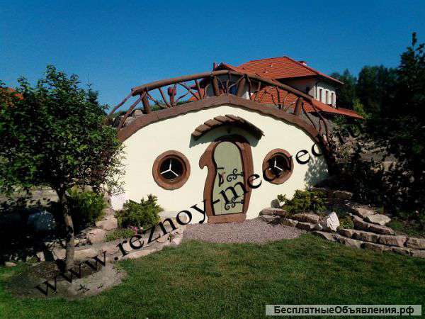 Детские деревянные домики