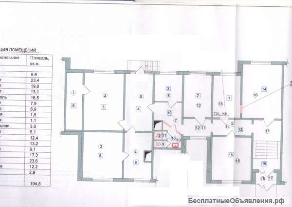 195 м² передача прав аренды