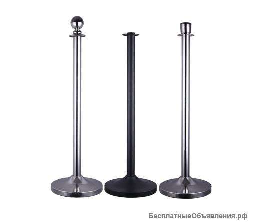 Канатное ограждение PR-стойки под декоративный канат Barrier Classic 09 под Серебро или Золото